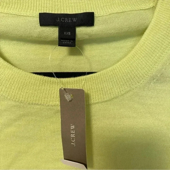 NWT J. Crew Tippi 100% merino  wool yellow sweater - Picture 4 of 4